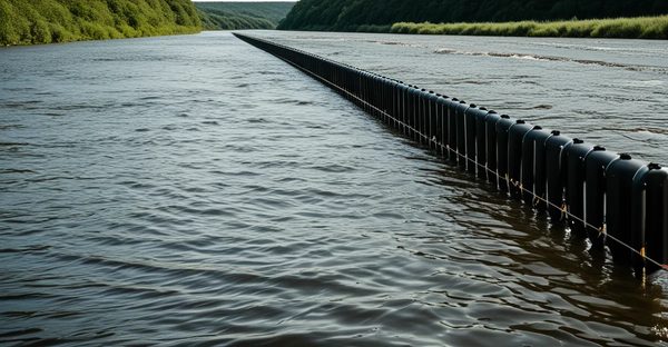 Barrière flottante : protection efficace pour vos rivières