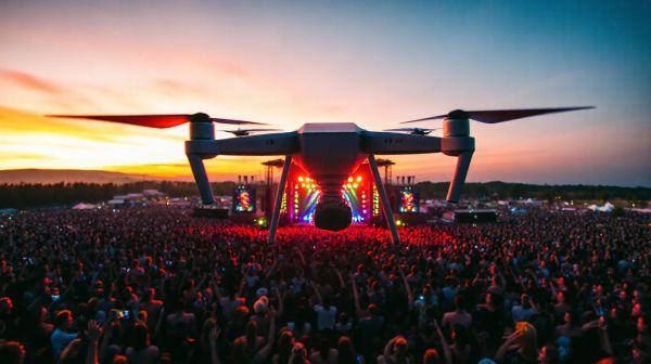 Les avantages d'engager un photographe drone pour vos festivals